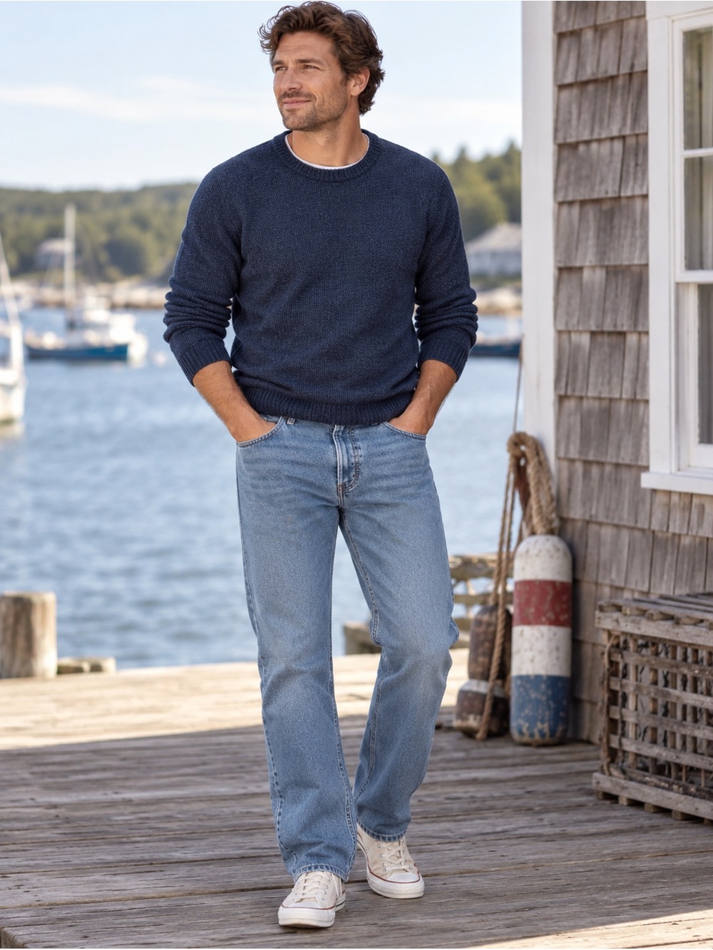 L.L. Bean Classic Light Blue Straight-Leg Jeans
